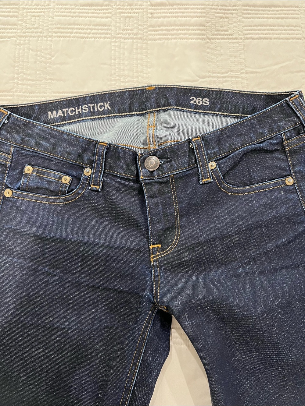 J. Crew Matchstick Straight Leg Jeans - Dark Indigo